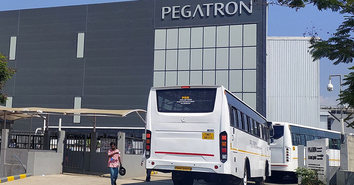 Photo of Pegatron, an Apple Supplier, Temporarily Halts Operations at India Plant After Fire Incident