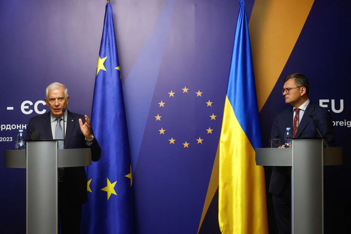 A Kiev, lUE sefforce de démentir la fragilité du soutien occidental à lUkraine