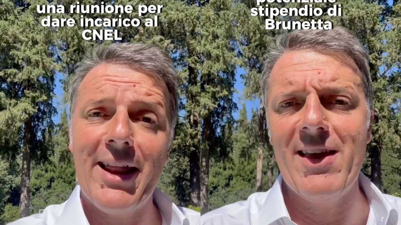Salario minimo in discussione al Cnel, lironia di Renzi: «Unidea per risolvere lo stipendio di Brunetta, non quello degli italiani» – Il video