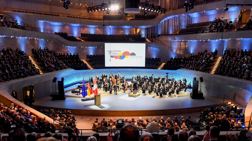 Tag der Deutschen Einheit: Festakt in der Elbphilharmonie