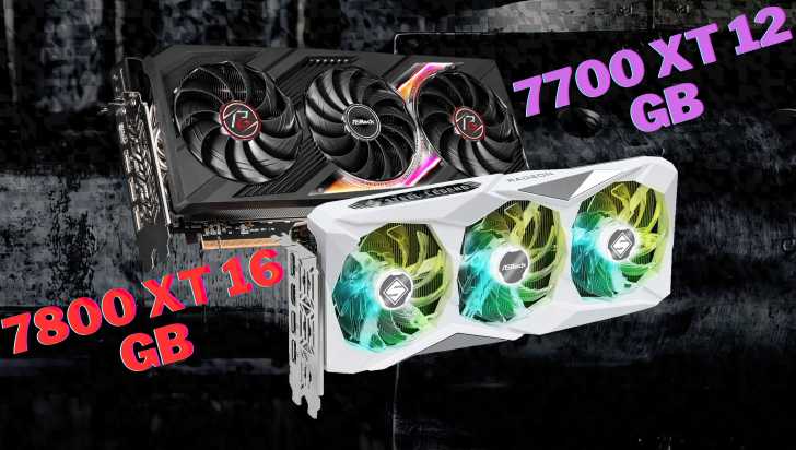 New Gaming GPUs from ASRock: Introducing the AMD Radeon RX 7800 XT 16 GB & RX 7700 XT Enthusiast RDNA 3