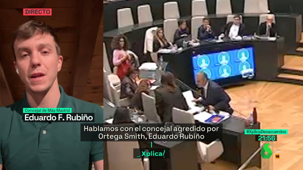 Rubiño solicita la renuncia inmediata de Ortega Smith después de su agresión: Se lanzó sobre mí; cruzó todas las – laSexta