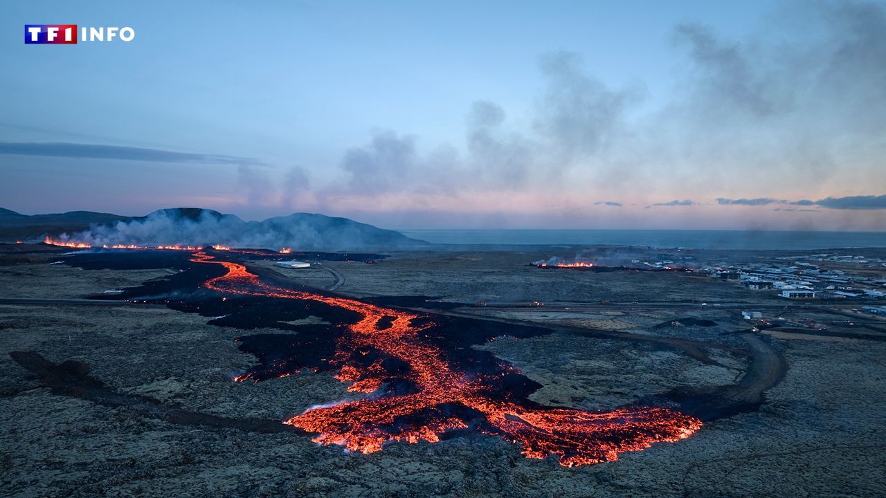 En direct – Volcan en Islande : léruption atteint la ville de Grindavik, des maisons en feu – Observatoire Qatar