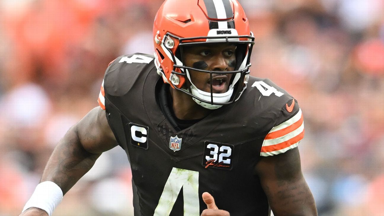 Browns QB Watson out for 49ers matchup – The News Teller
