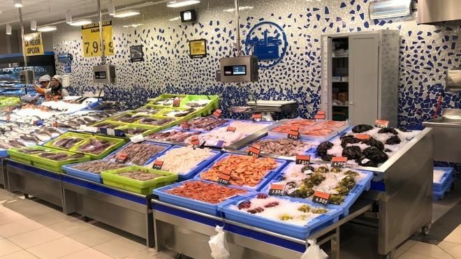 Cajas azules y cajas verdes en la pescadería de Mercadona: la diferencia que nadie te había contado