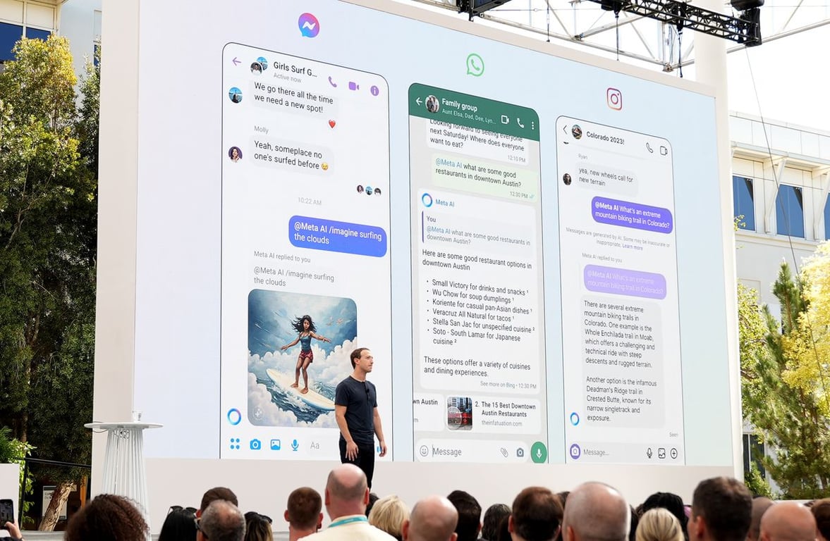 Pregúntale a WhatsApp: Meta introduce la inteligencia artificial en sus aplicaciones