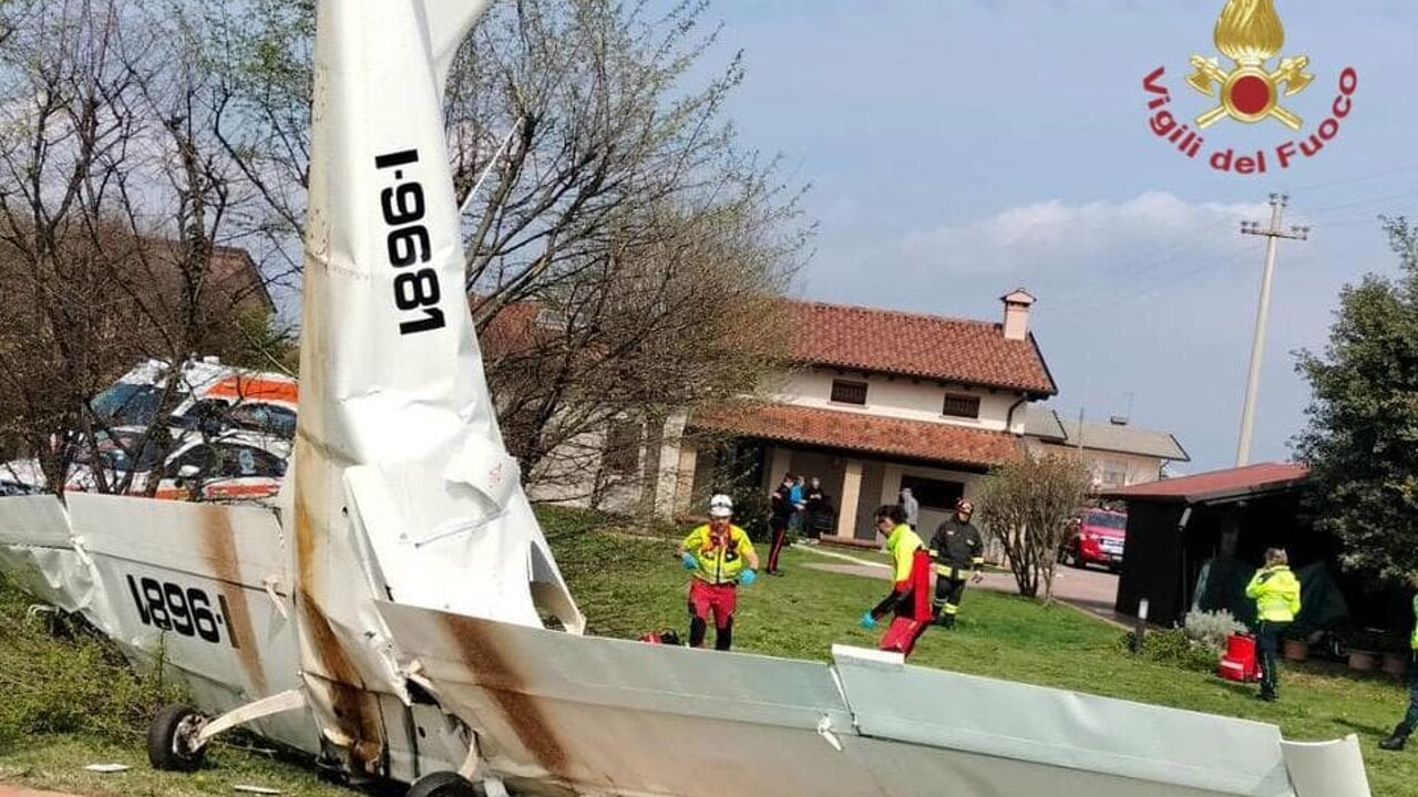 Ultraleggero precipita nel giardino di unabitazione, due morti – SDI Online