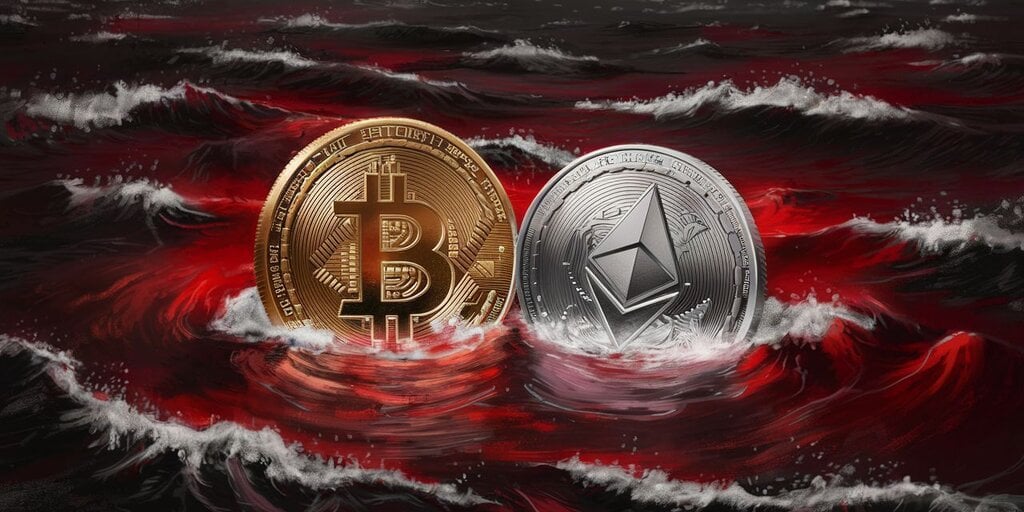 Cryptocurrency Market Turns Red as Bitcoin, Ethereum, Solana Prices Dip Before Halving