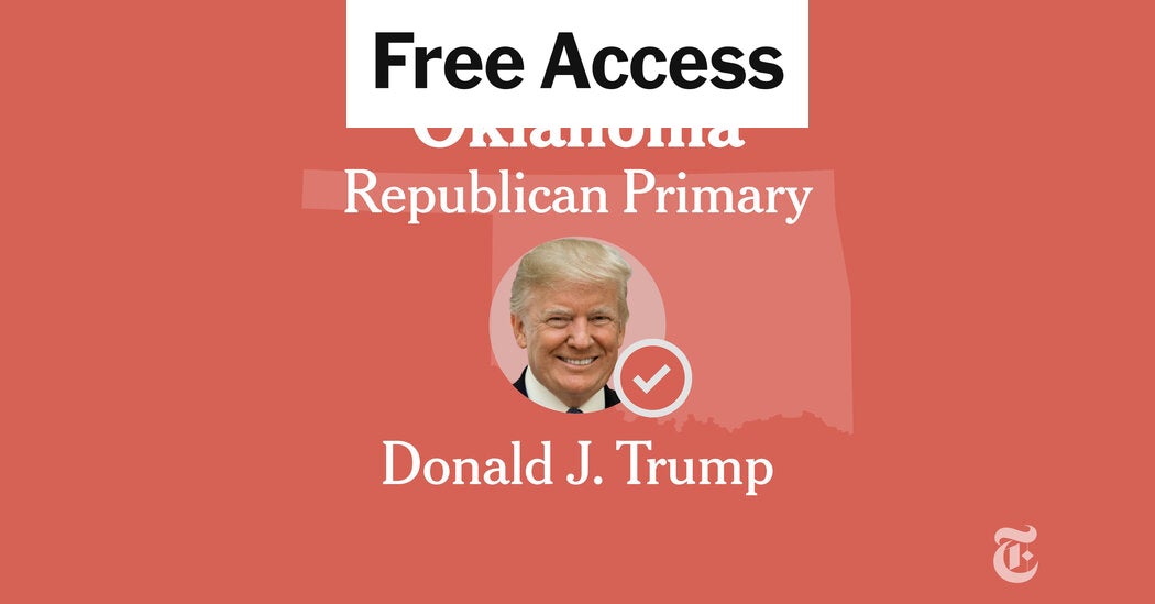 Oklahoma Republican Presidential Primary Election Results 2024 My MBA