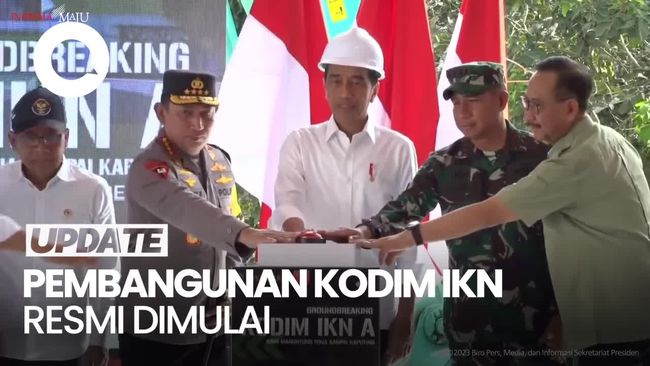 Jokowi Memulai Pembangunan Kodim IKN: Jangan Banyak Menebang Pohon – Bolamadura