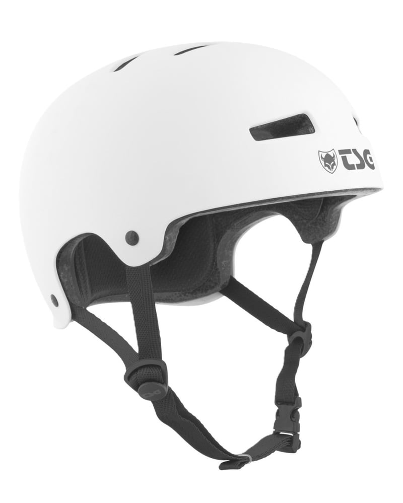 TSG - Evolution Solid Color Satin White - Skate Helm - L/XL