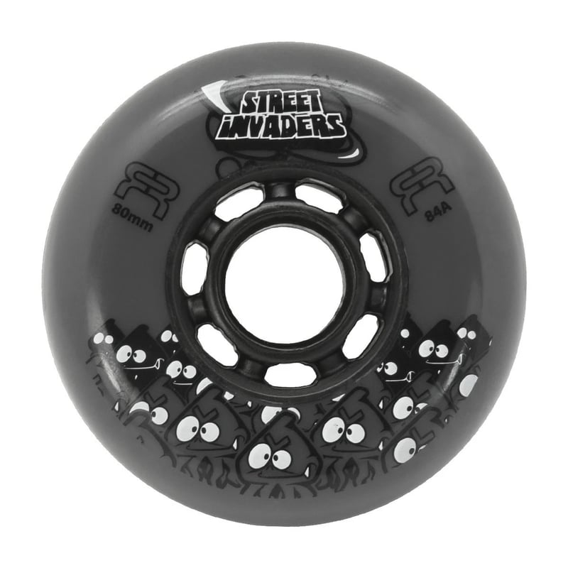 FR - 80mm Street Invaders 4-pack - Skate Wielen - Blauw