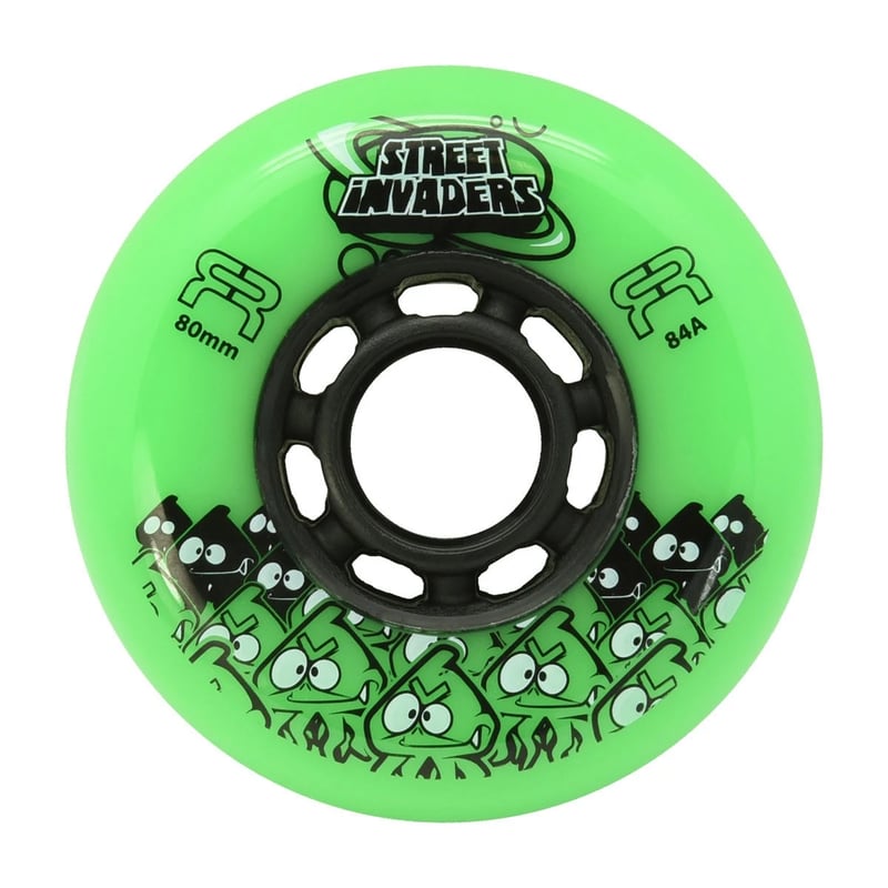 FR - 80mm Street Invaders 4-pack - Skate Wielen - Blauw