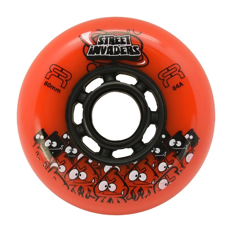 FR - 80mm Street Invaders 4-pack - Skate Wielen - Blauw