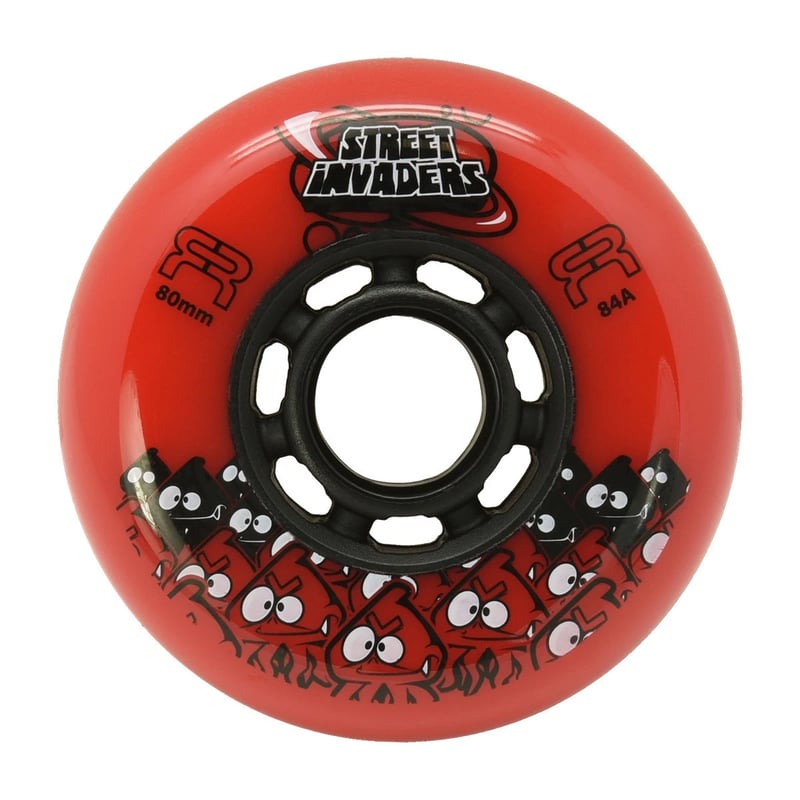 FR - 80mm Street Invaders 4-pack - Skate Wielen - Blauw