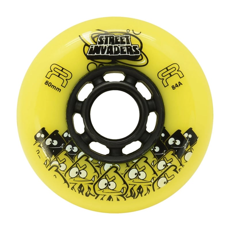 FR - 80mm Street Invaders 4-pack - Skate Wielen - Blauw