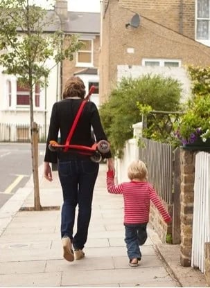 Micro - Scoot 'n Pull - Step Riem - Rood
