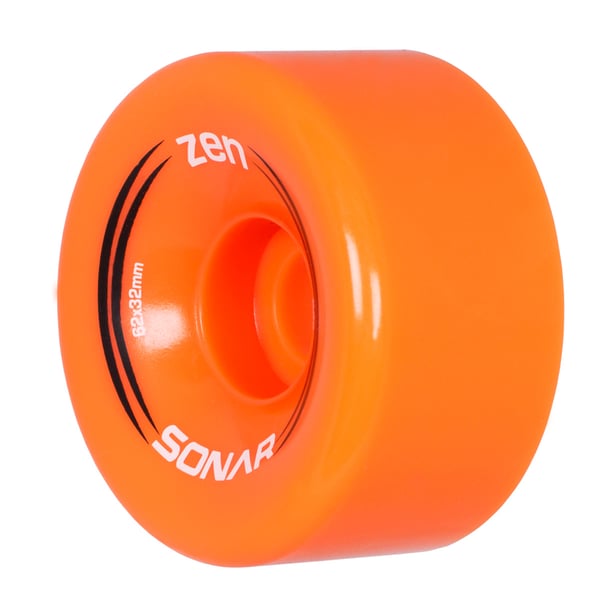 Sonar Zen Rollerskate Wheels Orange