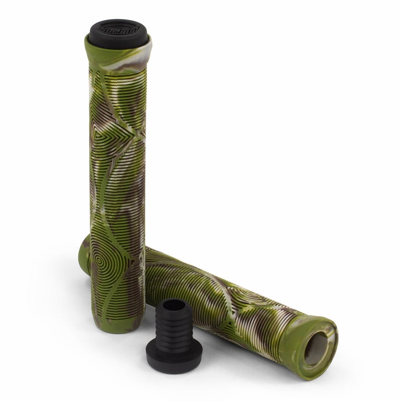 Slamm - 165 Team Swirl Bar Grips - Step Handvatten - Groen