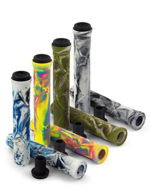 Slamm - 165 Team Swirl Bar Grips - Step Handvatten - Groen