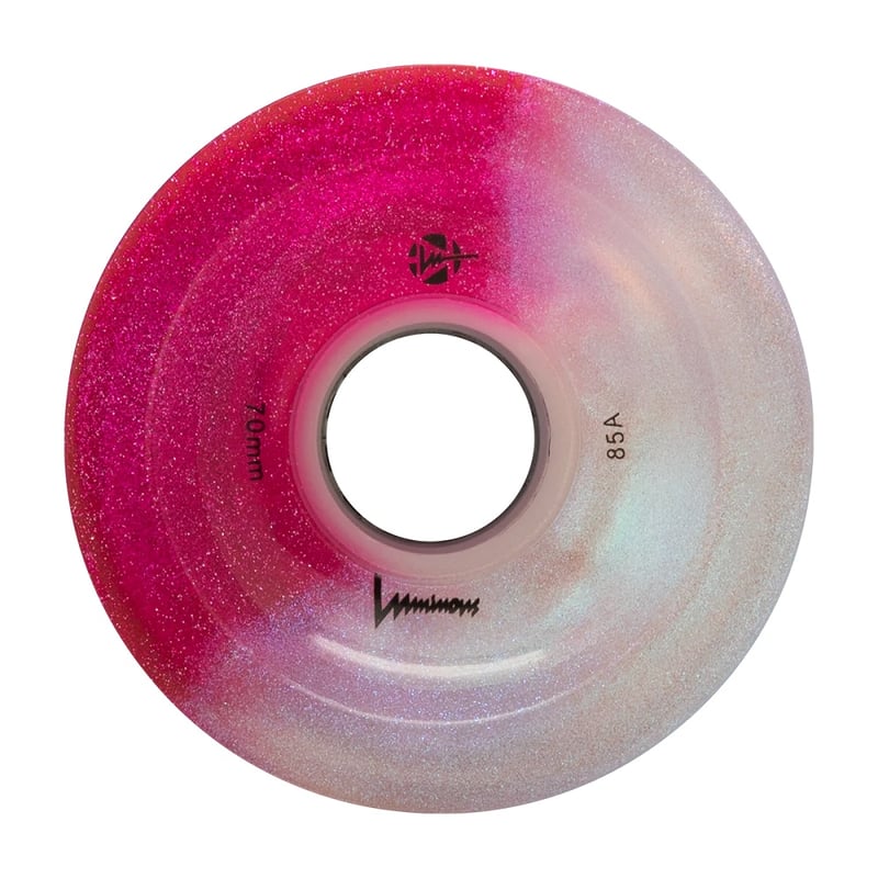 Luminous - LED 70mm 85A - Longboard Wielen - Green Glow