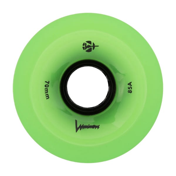 Luminous 70mm Led Longboard Wheels Green Glow