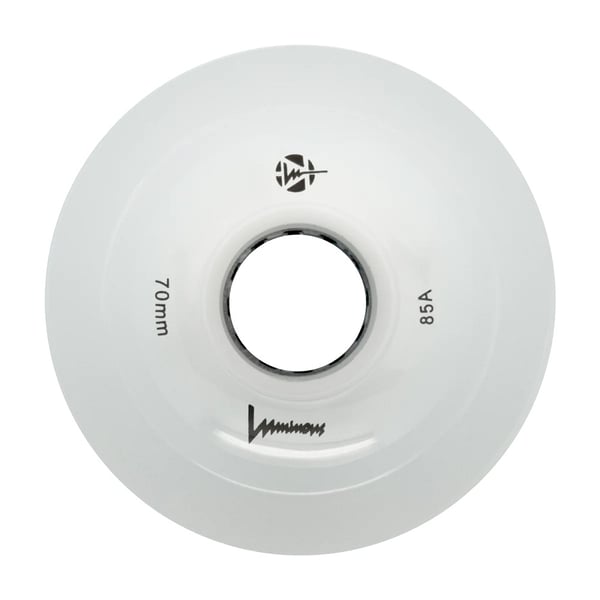 Luminous 70mm Led Longboard Wheels White