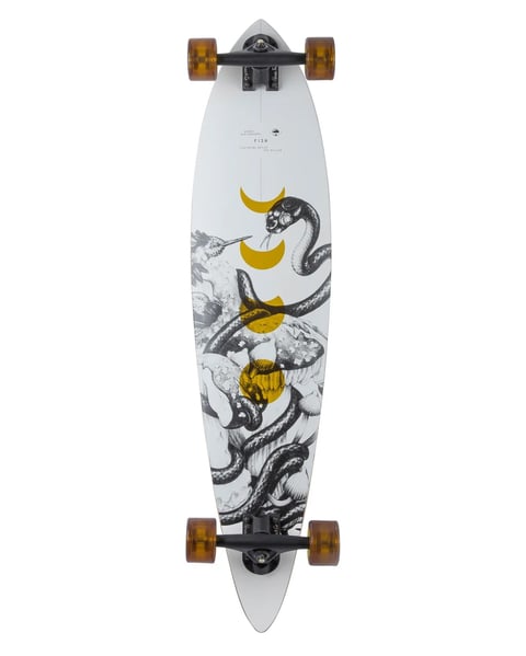bamboo-21-fish-bot Arbor - Fish Bamboo 'Zoe Keller' 37" - Longboard Complete