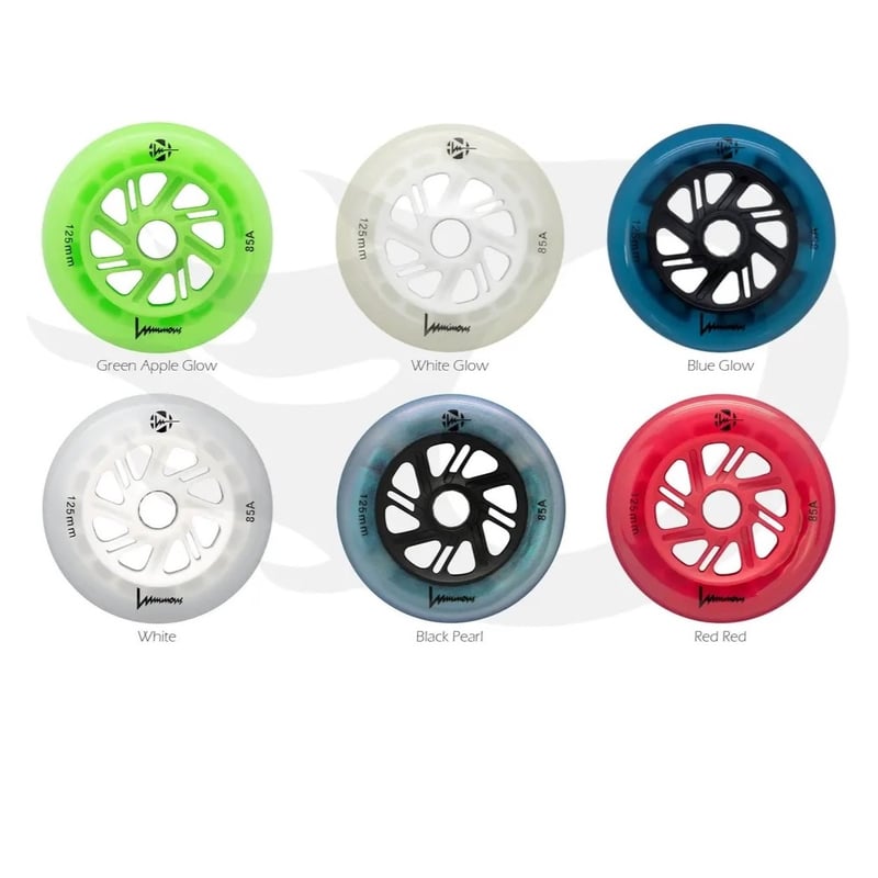 Luminous - 125mm LED 3-pack - Skate Wielen - Green Apple Glow