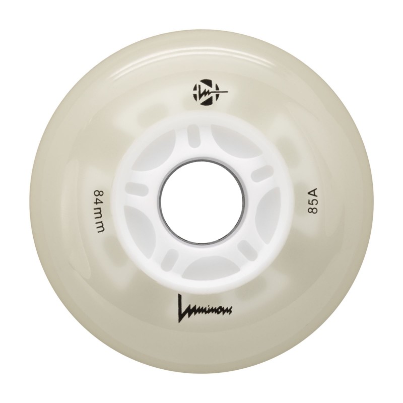 Luminous - 84mm LED 4-pack - Skate Wielen - White Glow