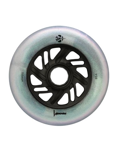 Luminous - 110mm LED 3-pack - Skate Wielen - Black Pearl