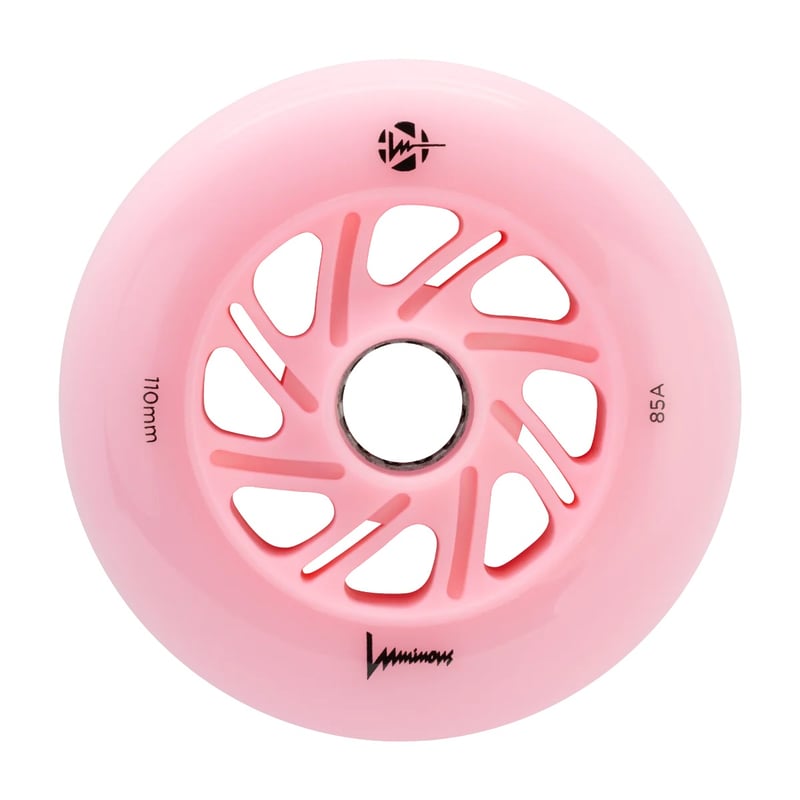 Luminous - 110mm LED 3-pack - Skate Wielen - Green Apple Glow