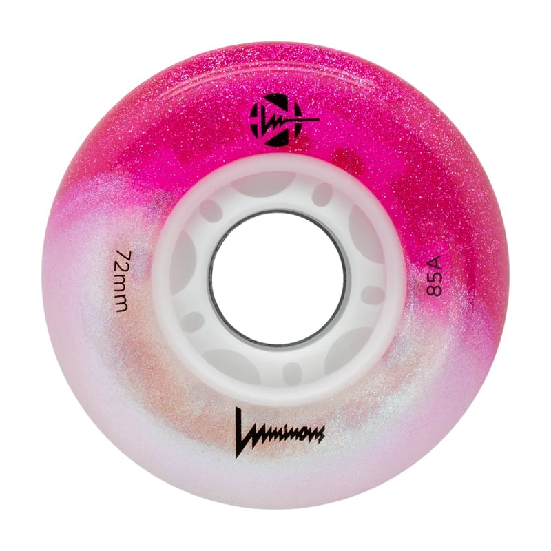 Luminous - 72mm LED 4-pack - Skate Wielen - Cotton Candy