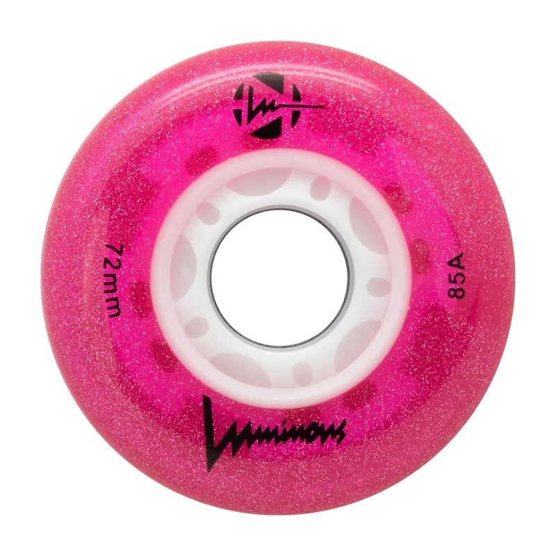 Luminous - 72mm LED 4-pack - Skate Wielen - Green Glow