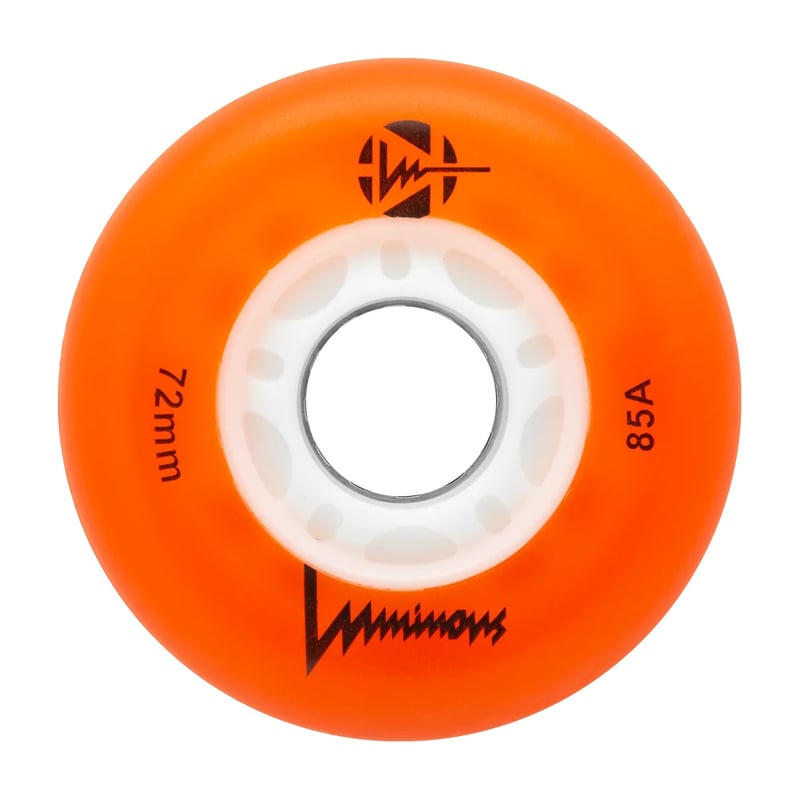 Luminous - 72mm LED 4-pack - Skate Wielen - Green Glow