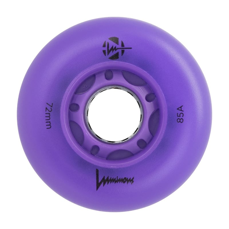 Luminous - 72mm LED 4-pack - Skate Wielen - Green Glow