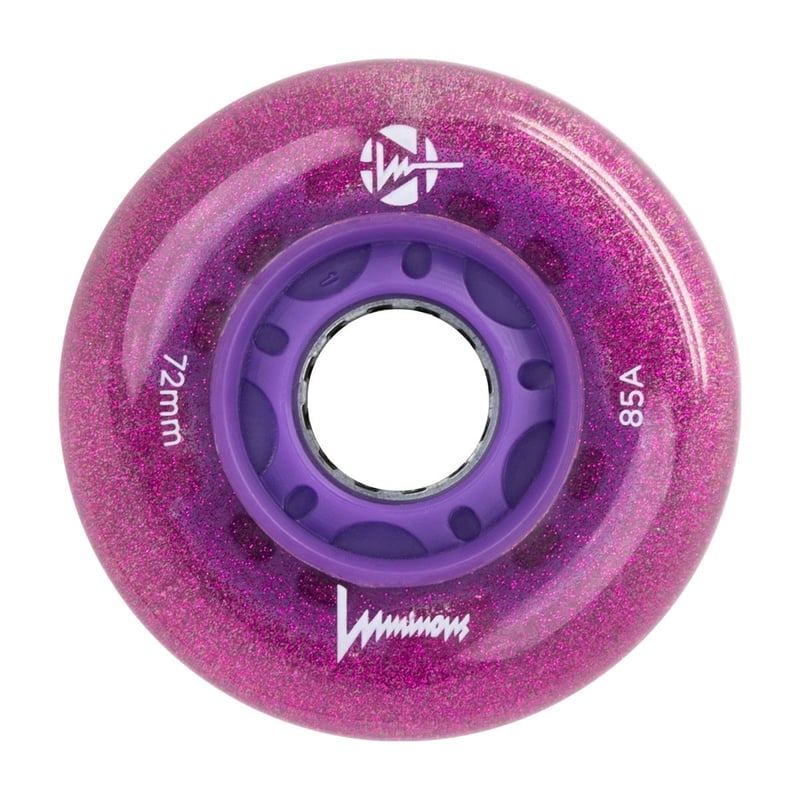 Luminous - 72mm LED 4-pack - Skate Wielen - Green Glow