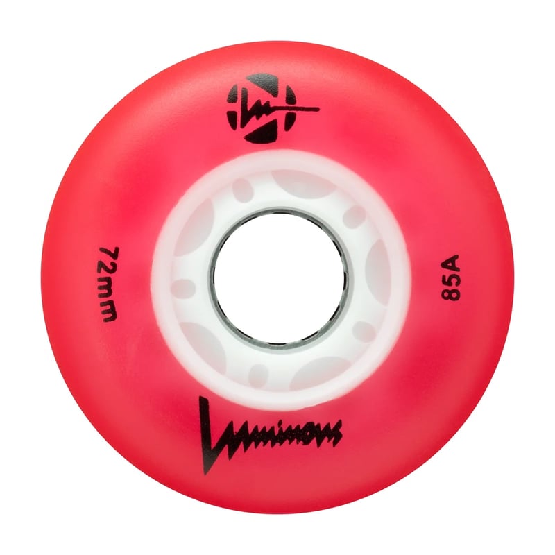 Luminous - 72mm LED 4-pack - Skate Wielen - Green Glow