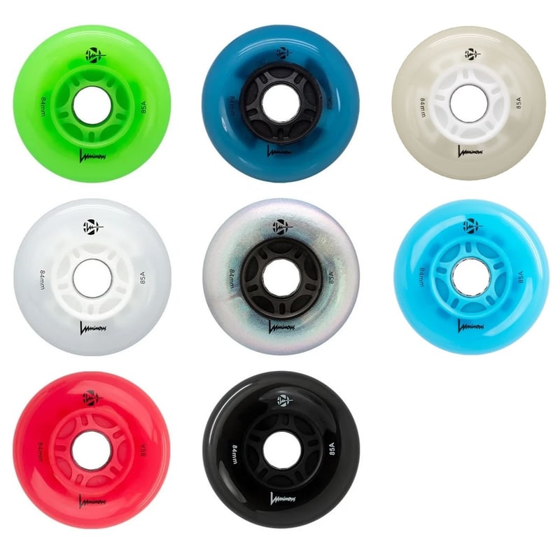 Luminous - 84mm LED 4-pack - Skate Wielen - Blue Glow