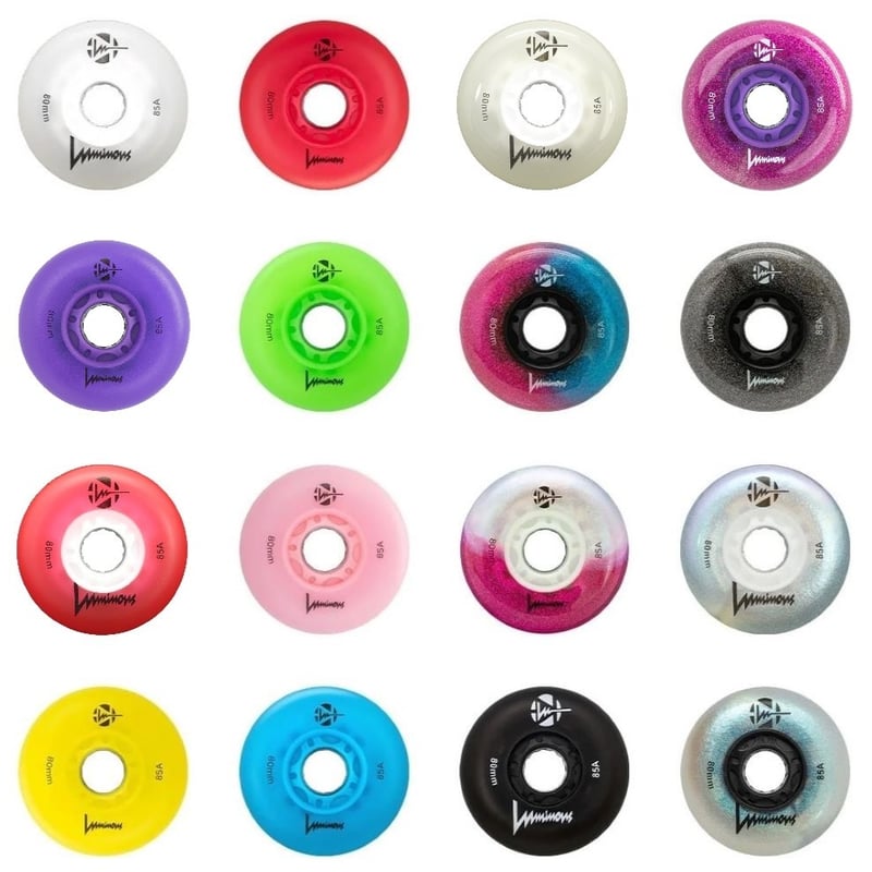 Luminous - 80mm LED 4-pack - Skate Wielen - Canary