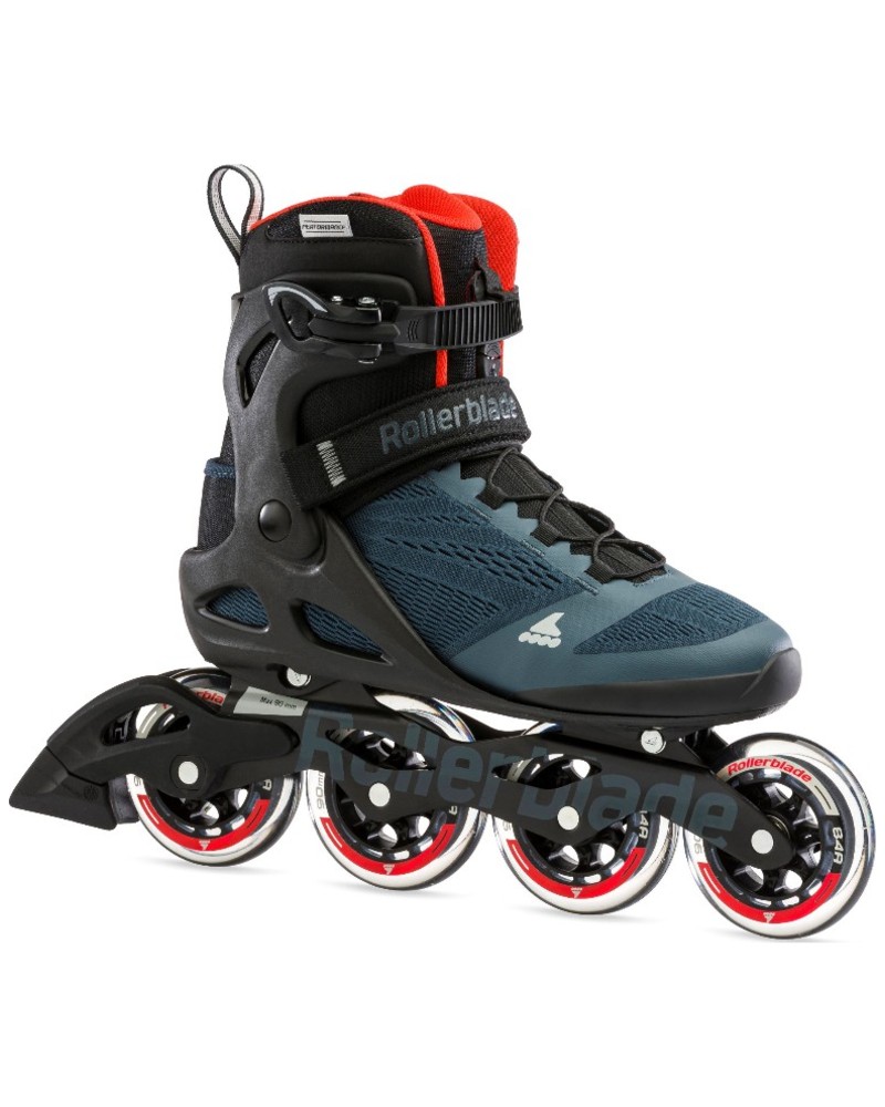 Rollerblade - Macroblade 90 Orion Blue/Spicy Orange - Fitness/Tour Skates - 38