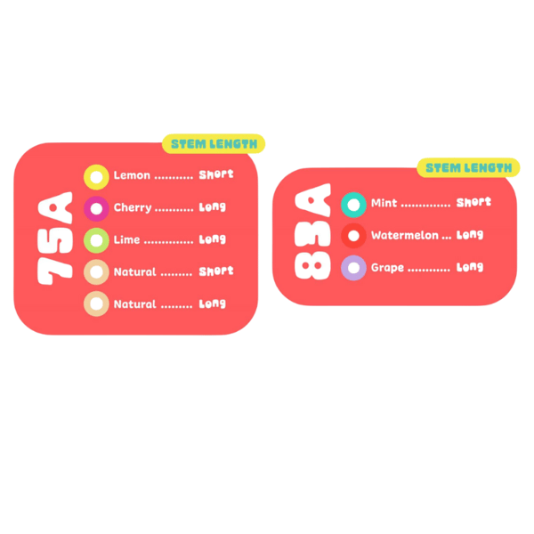 Gumball Toe Stops Variations