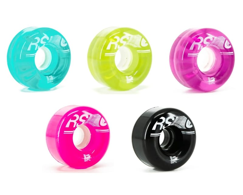 RSI - Super Cruiser 65mm 78A Quad Wheels - Rolschaats Wielen - Roze