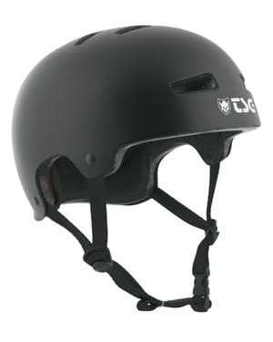 TSG Evolution Solid Color Satin Black - Skate Helm