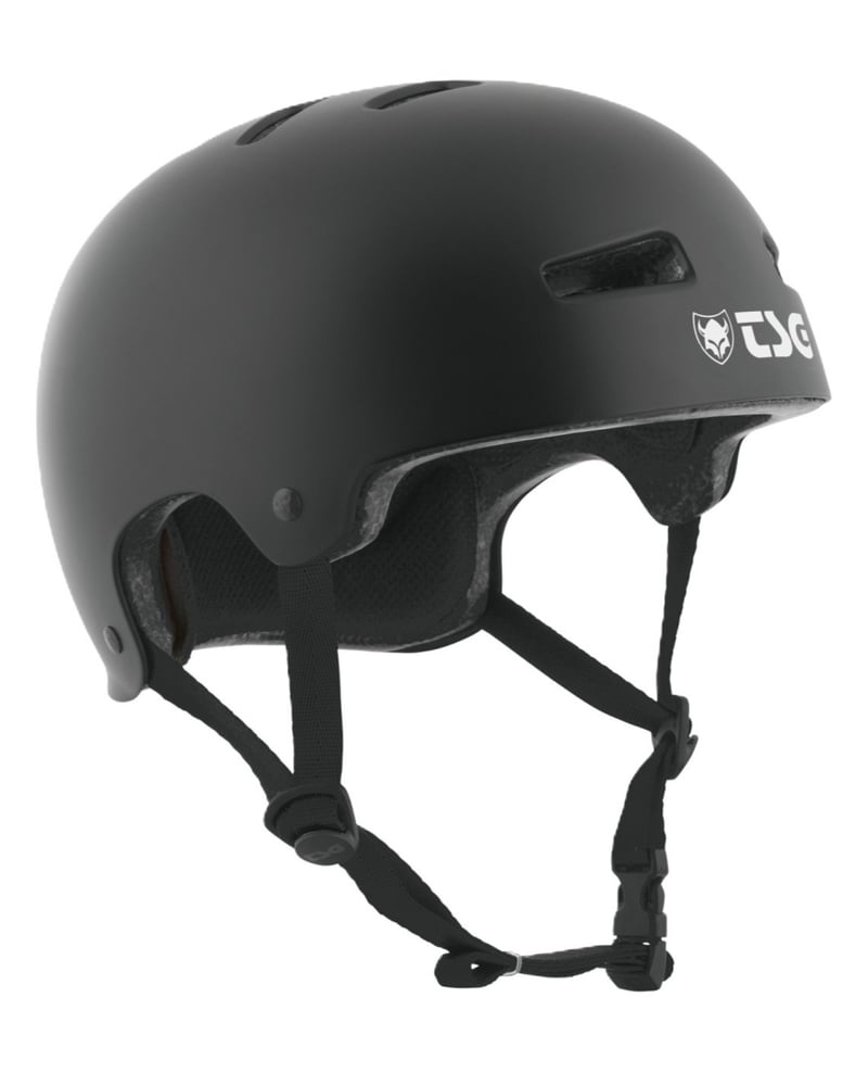 TSG - Evolution Solid Color Satin Black - Skate Helm - L/XL