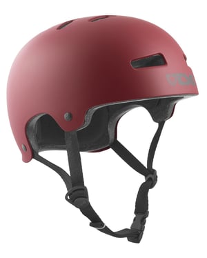 TSG Evolution Solid Color Satin Oxblood - Skate Helm