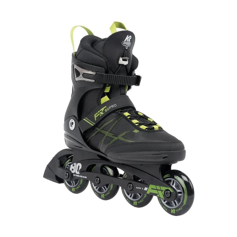 K2 - F.I.T. 80 Pro Black Olive - Recreatie Skates - 42.5