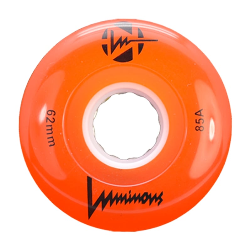 Luminous - LED 62mm 85A - Rolschaats Wielen - Wit