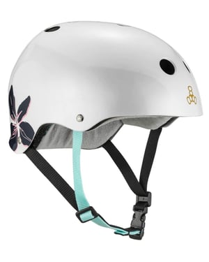 Triple Eight - The Certified Sweatsaver Helmet Floral - Skate Helm