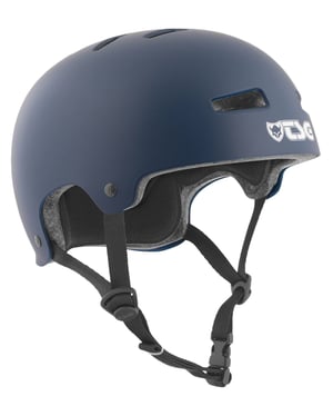 TSG Evolution Solid Color Satin Blue - Skate Helm